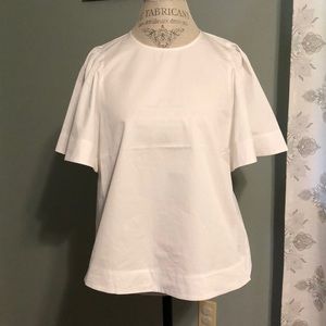 NWT Kate Spade Broome Street Flutter Sleeve Top